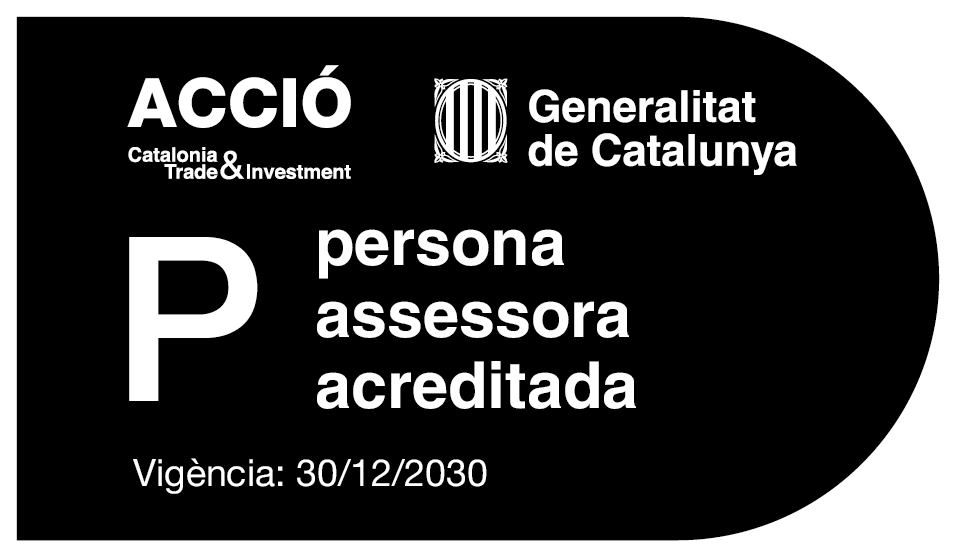 segell acreditacions persones assessores horitzontal negre